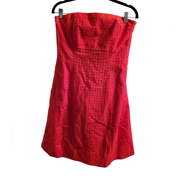 White House Black Market Dresses & Skirts - WHBM Red Strapless Dress with Detachable, Adjustable Straps, Size 8, NWT